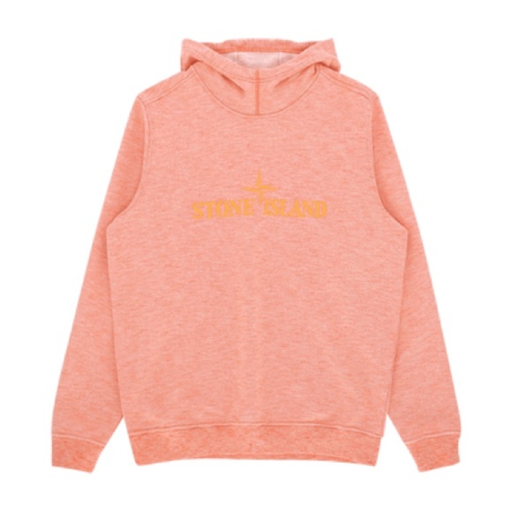 Stone island hoodie sweater salmon